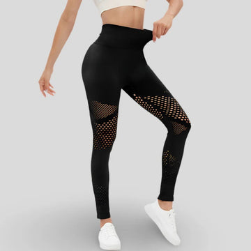 SA346 - Hollowed Out High Waisted Yoga Pants